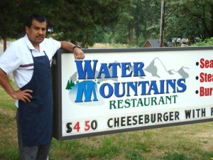 Water Mountains Restaurant owner Obed Lopez.   