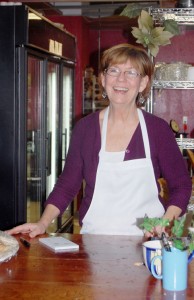 Molly Ainsley, owner of Rolling Hills Bakery and Café, is grateful for the help and support she received a year ago.