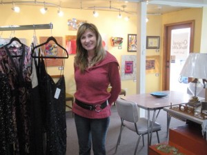 Heidi Prince, job developer for Mount Angel Developmental Programs, manages Helping Hands, a thrift store that benefits the organization.  