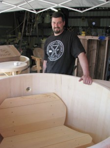 Jason Wood of Silverton is the only cooper making hot tubs west of the Mississippi
