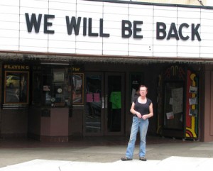 Palace Theatre owner Stu Rasmussen is grateful for the community\'s support after the April 11 fire.