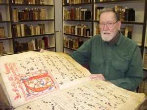 Mount Angel Abbey’s librarian emeritus Josef Sprug just turned 90, but he still has a passion for his work and has no plans to retire.