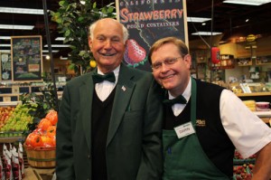 Orville Roth and Darin Rybloom at Roth\'s in Silverton.