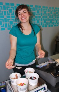Tasha Rowland of Spoonful Frozen Yogurt.