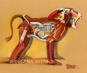 A rare piece from Delana Bettoli\'s portfolio from the 1970s.