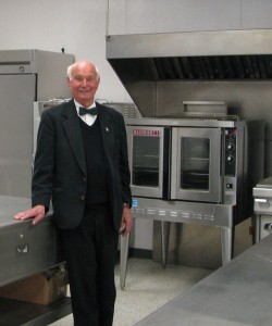Orville Roth donated the money to finish the  kitchen at the Mount Angel Festhalle.