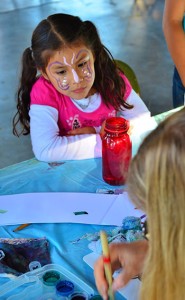 The Silverton Fine Arts Festival offers many activities for artists of all ages in the Park Pavilion.