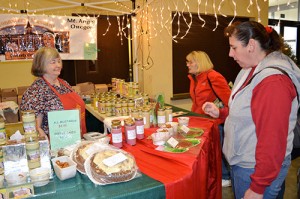 Sr. Terry Hall debuted the Benedictine Sisters’ Holy Hazelnut Monastery Mustard at last year’s Nut Fest. 