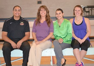 Silver Falls YMCA team members are Brandon Lemon, Jill Rivoli, Moniqa Keisling and Elizabeth Sjolander.