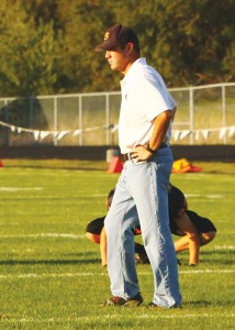 Silverton Football Coach John Mannion is ready for the start of the 2014 season, and has high expectations for his team. Photo by Ted Miller
