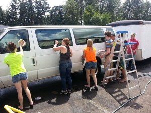 Summer interns at Silver Creek Fellowship tackled many tasks while learning about service, themselves and and their faith.  Photo by Brenna Wiegand 