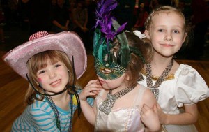 German Mardi Gras or Fasching is celebrated at Wurstfest. 