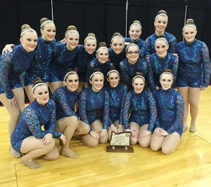 Silverton High School Dance and Drill Team took second in the OSAA competition.