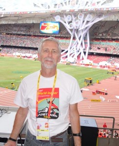 Steve Ritchie at the World  Championships in China.