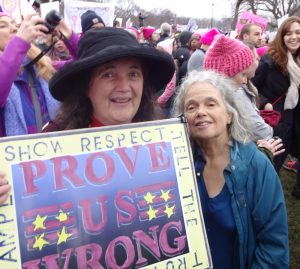 Silverton resident Ann Altman and her sister, Eileen, attended the Women’s March in Washington D.C. 