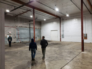 A look inside the building on North Second Street that Silverton Area Community Aid plans to move into in the next year or so. The last two occupants of the building were breweries. James Day