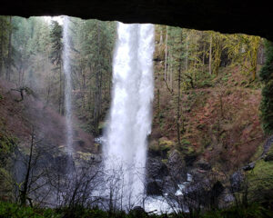 North Falls along the Trail of Ten Falls in Silver Falls State Park. Park.       James Day
