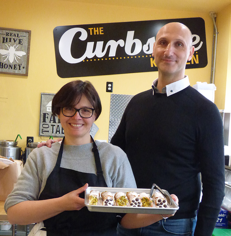 Giulia Burato and Pietro Sangiorgi, the new owners of Curbside Kitchen in Silverton.      Melissa Wagoner