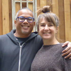 Andre Ignacio Dimapilis and Brianna Taylor, owners of Confluence Arts Center in Scotts Mills 
