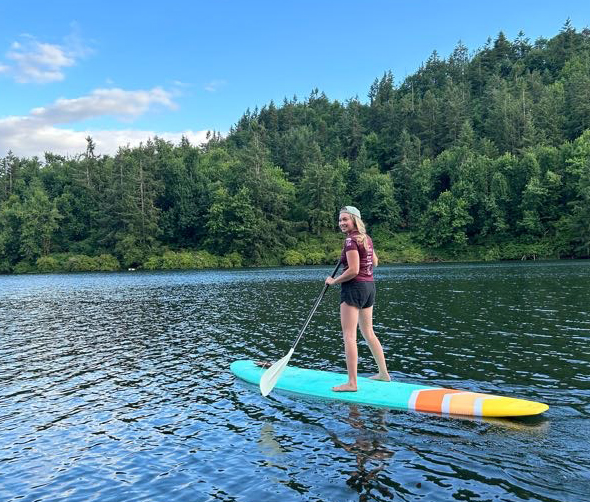 Paddle boarder renting from Paddle Silverton -- courtesy of Britt Edmondson