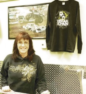 Tammi Burns opened a store for her Break the Chain apparel - clothing giving voice to positive social messages.