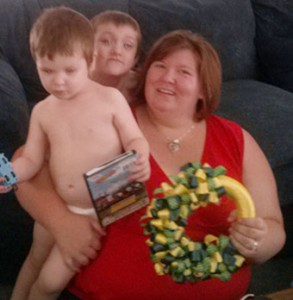 Crystal Chesley-Kluver started Ribbons and Things so she could stay home with her boys.
