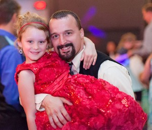 Ben and Gabby Laro at last year’s Santiam Canyon Father-Daughter Ball. Photo by Rustic Pear Photography.