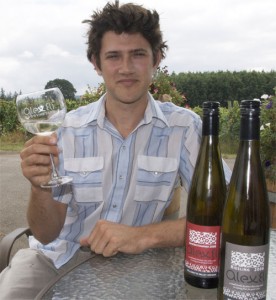 Phil Kramer celebrates one year of ownership of Alexeli Vineyard and Winery. 