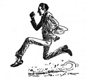 An illustration from \"The Country Boy\" written and illustrated by Homer Davenport.