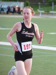 Silverton junior Morgan Anderson is set on a long-term position on the track record board 
