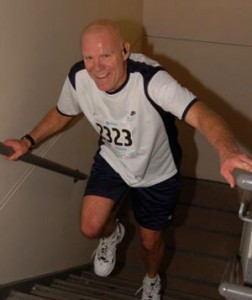 Rick Williams will climb the stairs of the Empire State Building.