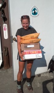 Dorothy Kwaiser-Brown sent packages to various pickup points along the trail.