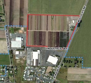 The  35-acre parcel on Wilco Highway at Industrial Way in Mount Angel is now part of the Silverton-Mount Angel Enterprise Zone.