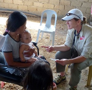 Dr. Shandra Greig volunteered with Medical Teams International in The Philippines after Typhoon Haiyan.