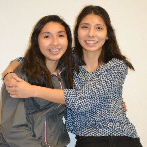 Silverton Future First Citizen Valeria Vazquez-Trejo (right) with her younger sister Alejandra.