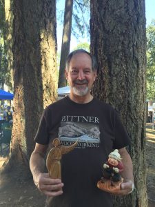 Wood carving is one of Rick Bittner’s passions. Community service is another.