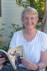 Author, Karen Garst, reading from one of her books. (3)