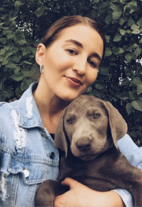 Antonina Kuznetsov with her dog Ava-Jade.       Submitted Photo