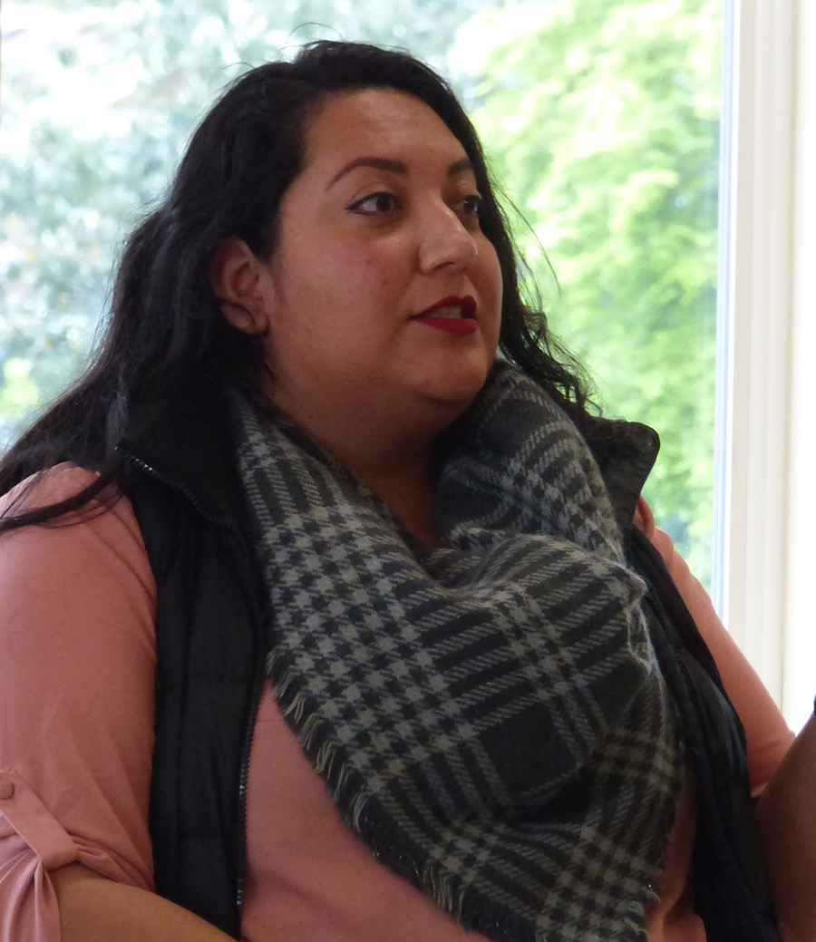 Anabel Hernández-Mejía, Farmworker Housing Development Corp. communications coordinator, said some food pantry boxed or canned items are unfamilar to her clients.