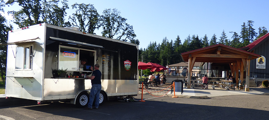 Mercy Mobile Kitchen, located at the Benedictine Brewery in Mount Angel. 