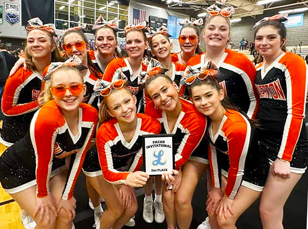 The cheerleading squad for Silverton High, which has returned to competitions for the first time in a decade. Submitted photo