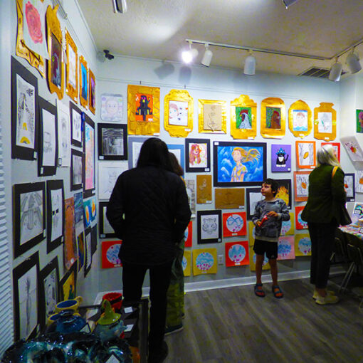 The Teen Art Show at the Silverton Arts Association’s Borland Community Arts Space. Melissa Wagoner
