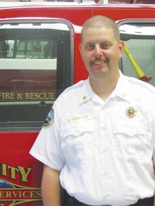 Although Sublimity\'s new fire chief, Brandon Hamilton, is only 29, he has 16 years experience with the department. 
